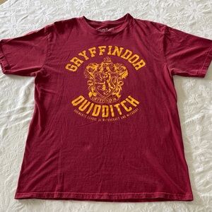 Harry Potter Gryffindor Quidditch Shirt Large